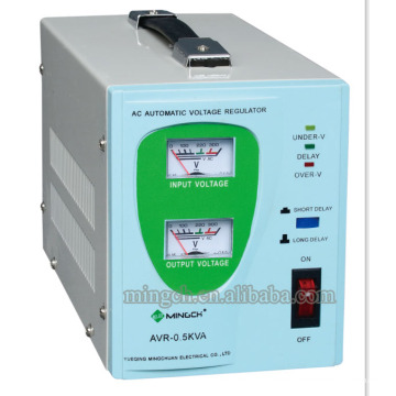 Customized AVR-0.5k Monophasé entièrement automatique Régulateur / Stabilisateur de tension CA